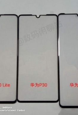 Слили первые фото лицевой панели и чехла для Huawei P30 Lite